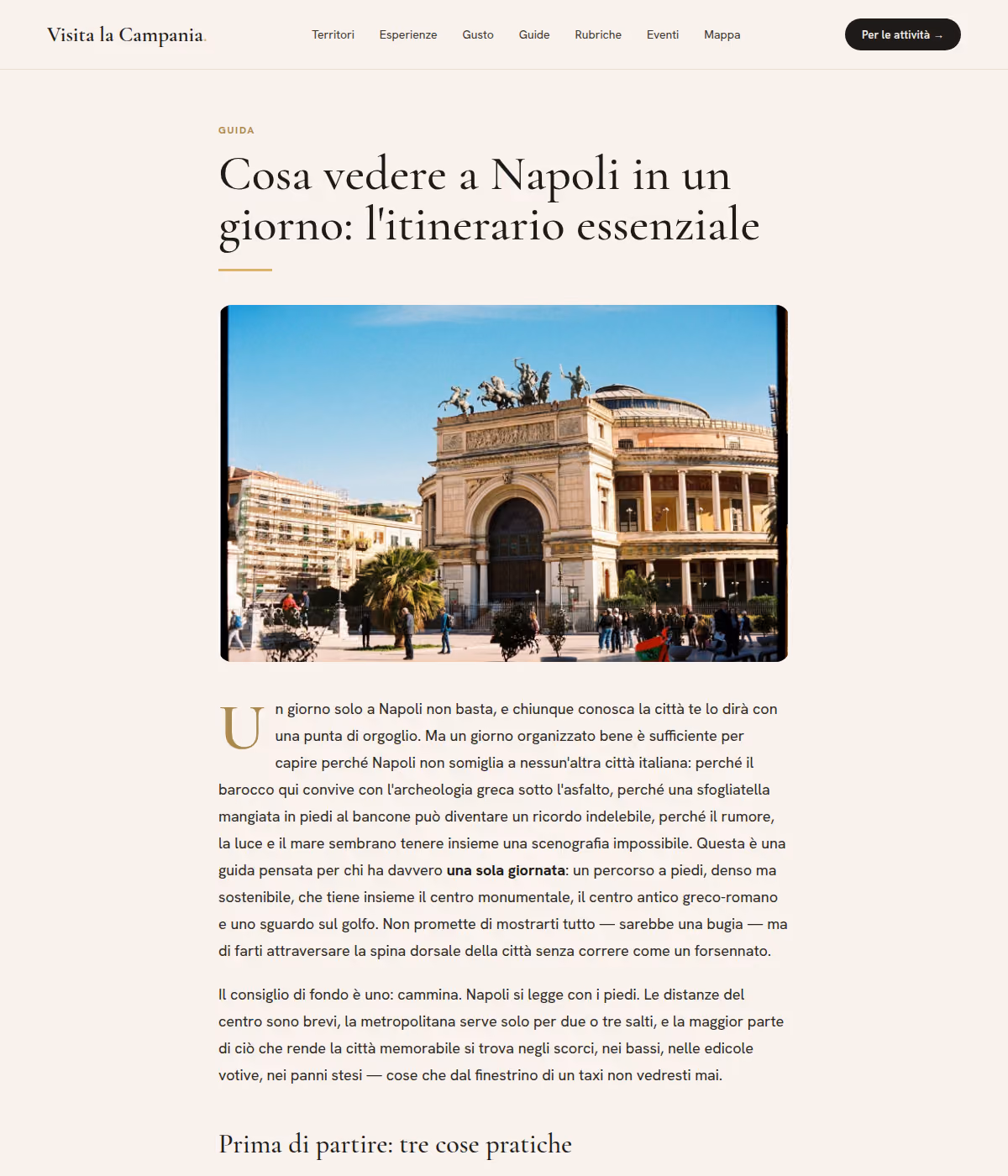 Una guida: cosa vedere a Napoli in un giorno, con foto e prosa vera